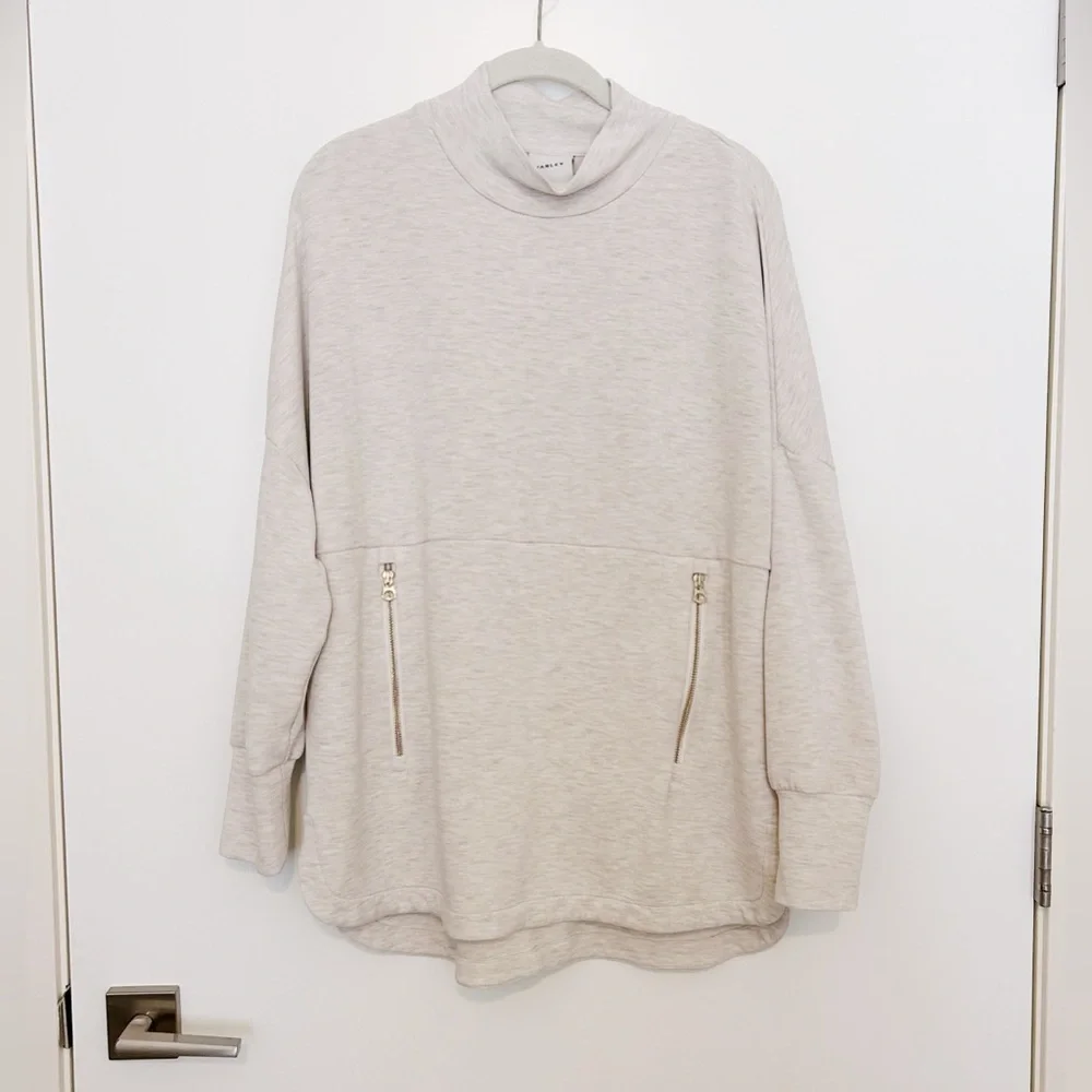 Varley Ivory Marl Bay Sweat - Picture 4 of 10